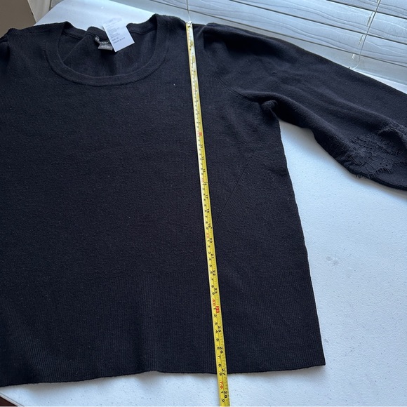 Design History Womens Black Pullover Sweater Plus Size 2X Casual Long Sleeve - Picture 3 of 11